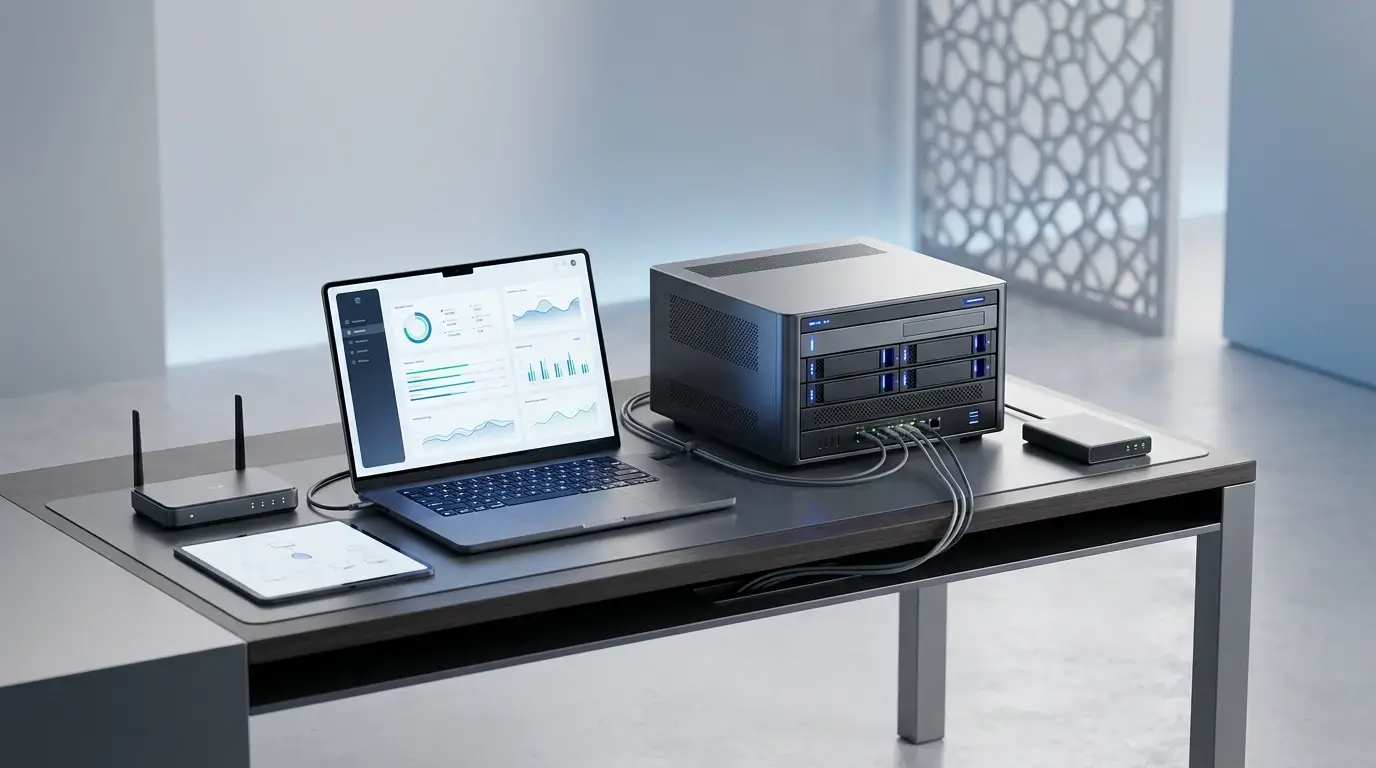 IT management services in Saudi Arabia including cloud computing, cybersecurity, and enterprise networking solutions